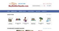 Desktop Screenshot of buyrubberbands.com